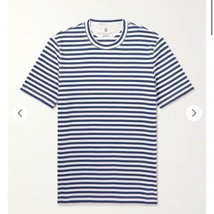 BRUNELLO CUCINELLI stripped t shirt